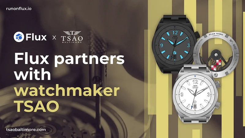 InFlux Partners with TSAO for Tokenized Timepiece