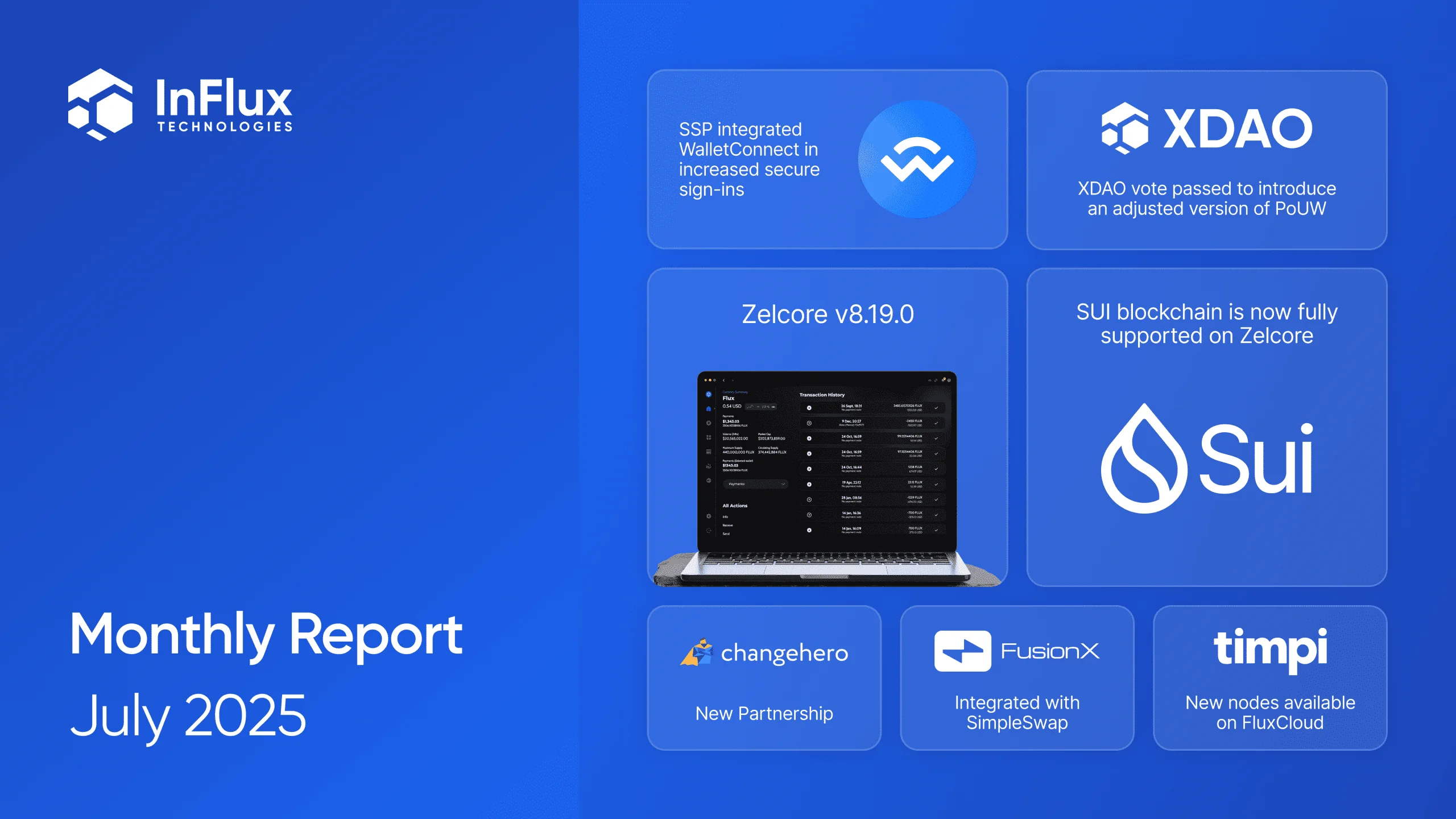 Monthly Progress Report: July